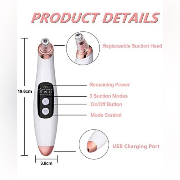 Blackhead Remover Pore Vacuum - Picture 3 of 4